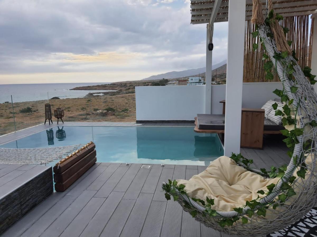 Tramonto Luxury Villa No2 - Breathtaking Sunset View Foinikion Ngoại thất bức ảnh