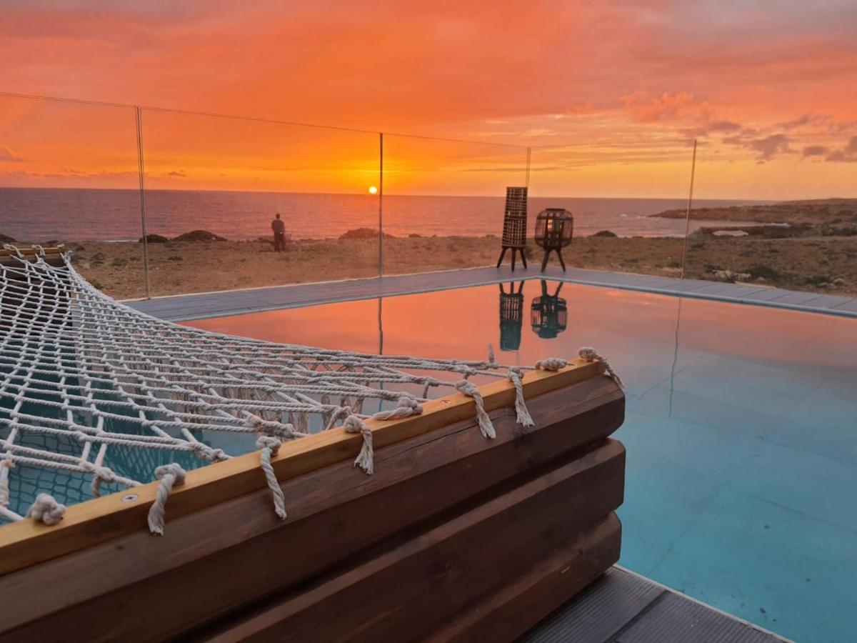 Tramonto Luxury Villa No2 - Breathtaking Sunset View Foinikion Ngoại thất bức ảnh