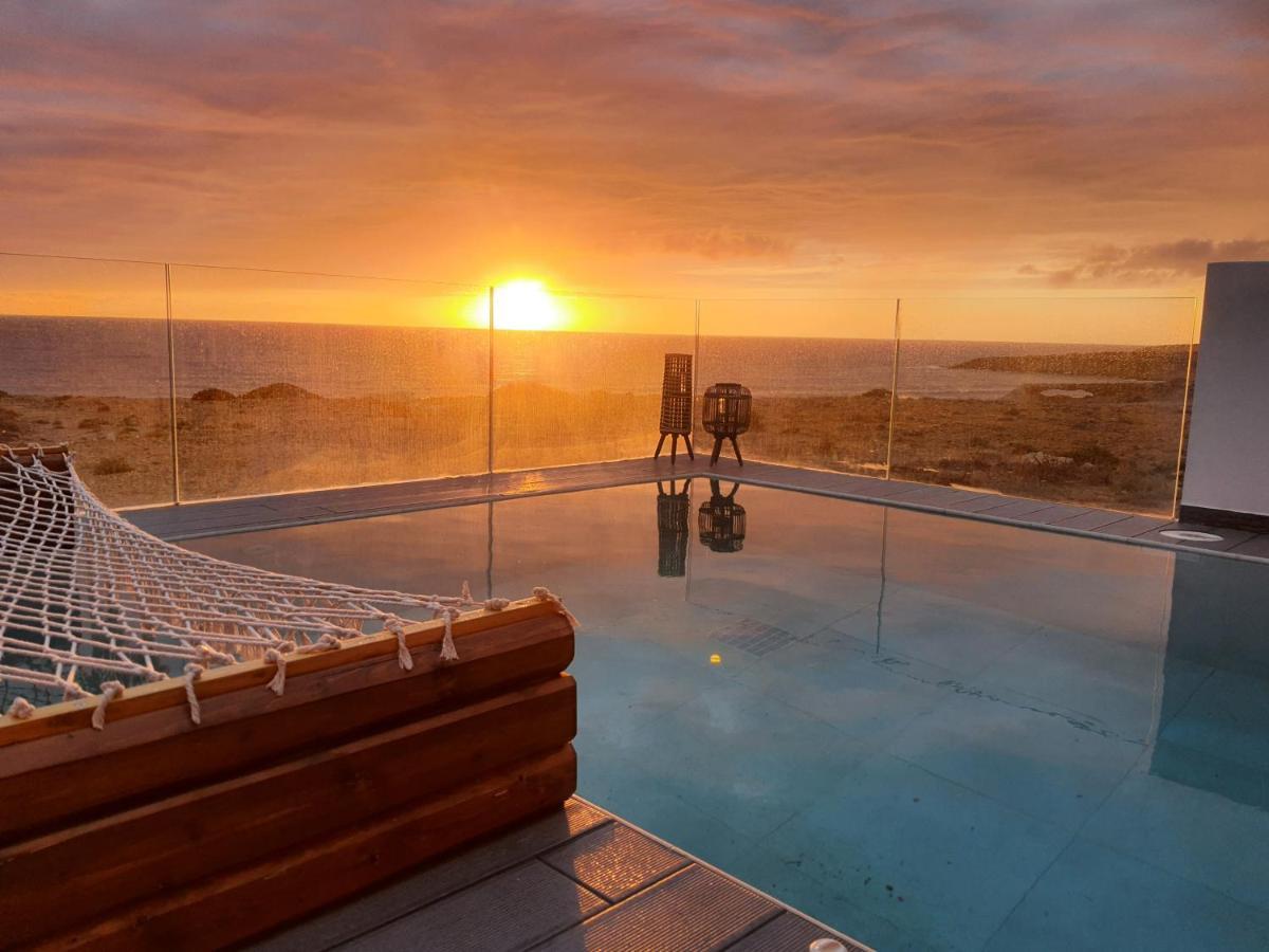 Tramonto Luxury Villa No2 - Breathtaking Sunset View Foinikion Ngoại thất bức ảnh