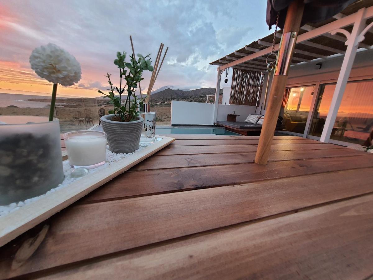 Tramonto Luxury Villa No2 - Breathtaking Sunset View Foinikion Ngoại thất bức ảnh