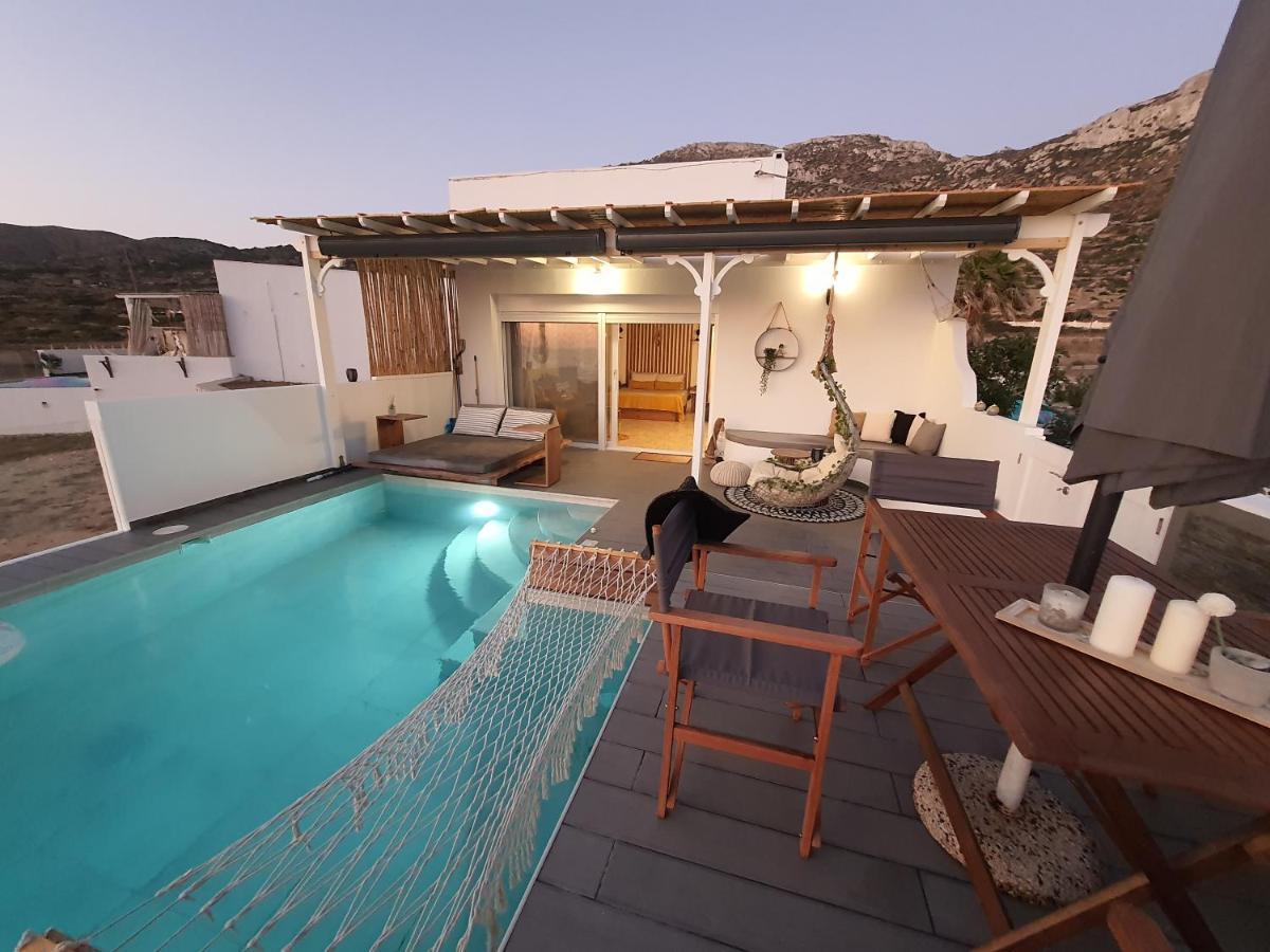 Tramonto Luxury Villa No2 - Breathtaking Sunset View Foinikion Ngoại thất bức ảnh